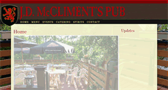 Desktop Screenshot of jdmcclimentspub.com